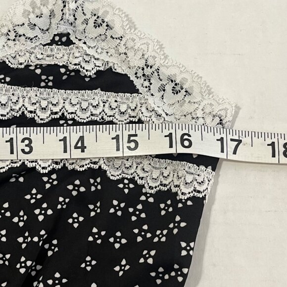 Y2K Babydoll Floral Top Sz XL Dark Fairy Whimsigoth Boho Coquette Cowgirl Dainty - Picture 4 of 9